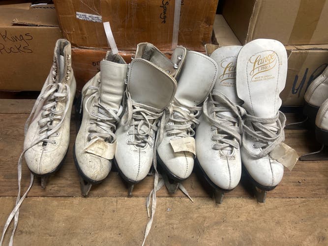 Figure Skates (3 pairs) size 4