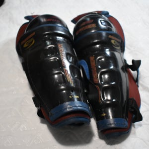 Bauer Supreme 3000 Hockey Shin Pads, Junior 11 Inches - Great Condition!
