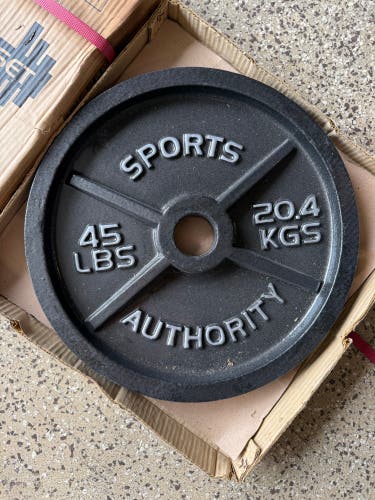 Plate (New) 45lbs x2