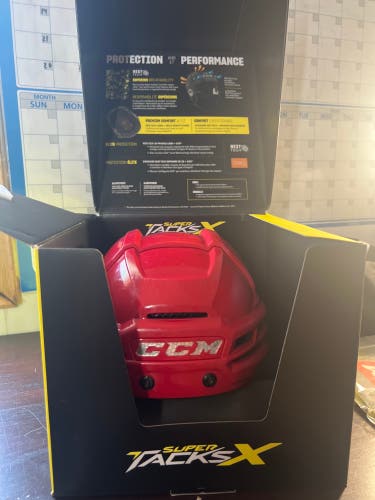 Medium CCM Super Tacks X Helmet Pro Stock (Used)
