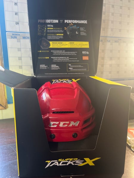 Medium CCM Super Tacks X Helmet Pro Stock (Used)