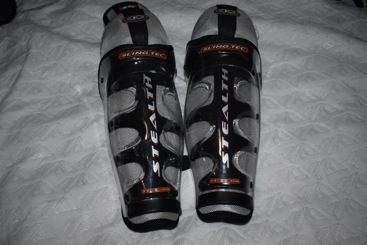 Easton Stealth S5 Hockey Shin Pads, Junior 12 Inches - Top Condition!