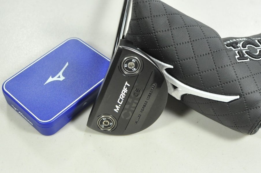 Mizuno M.Craft OMOI Type 5 Black Ion 35" Putter RH Steel w/ Weight Kit # 203788