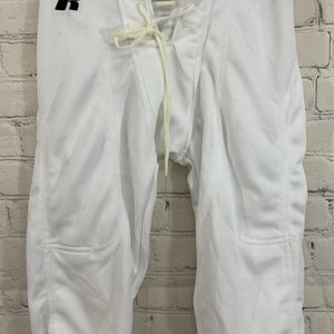 Russell Athletic 7232 Youth's Polyester Spandex Baseball Pants White Small