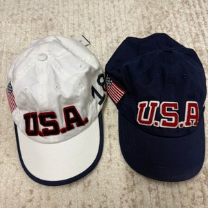 2 Team USA Ralph Lauren Hats