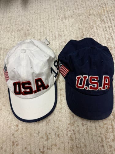 2 Team USA Ralph Lauren Hats