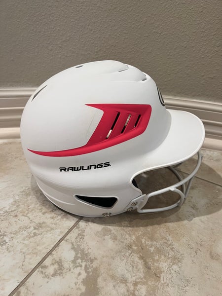 Rip It Face Guard (Used) and Rawlings Batting Helmet (Used)