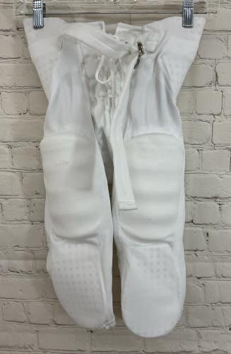 Adams Youth's 100% Polyester Padded Football Pants White XS