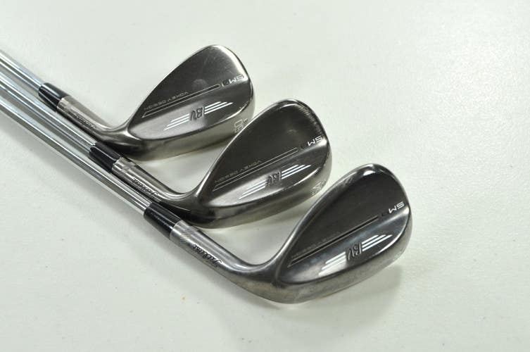 Titleist Vokey SM9 Brushed Steel 50*, 54*, 58* Wedge Set Right Steel # 203831