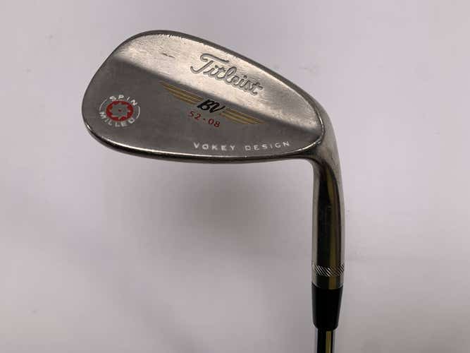Titleist Vokey Spin Milled Black 2009 Gap Wedge GW 52* 8 Bounce Wedge RH