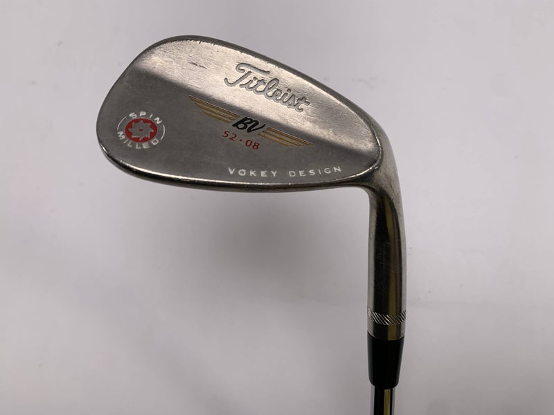 Titleist Vokey Spin Milled Black 2009 Gap Wedge GW 52* 8 Bounce Wedge RH