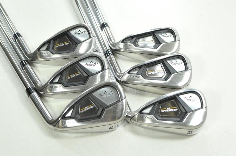 Callaway Rogue ST MAX OS 6-PW,AW Iron Set Regular Flex Right MPH Steel # 203791