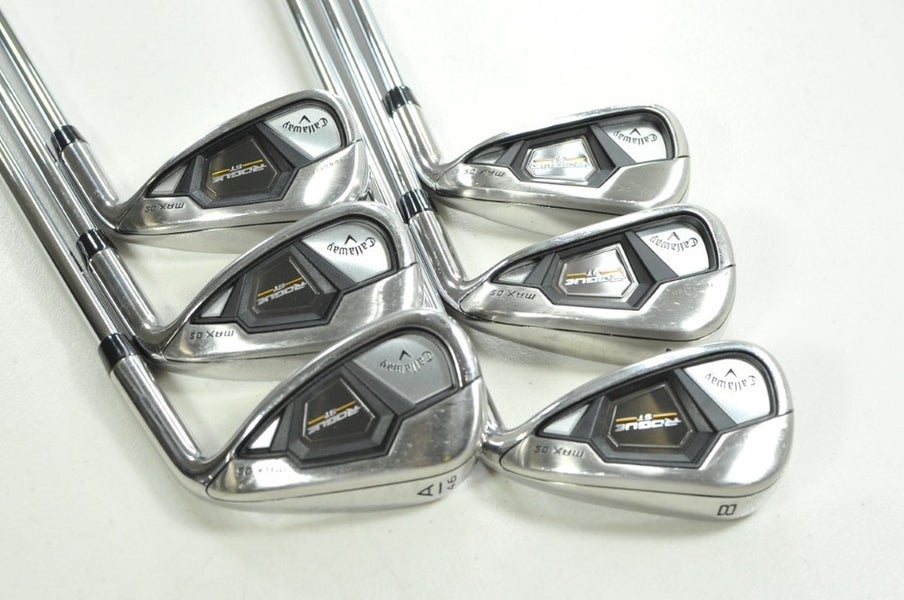 Callaway Rogue ST MAX OS 6-PW,AW Iron Set Regular Flex Right MPH Steel # 203791