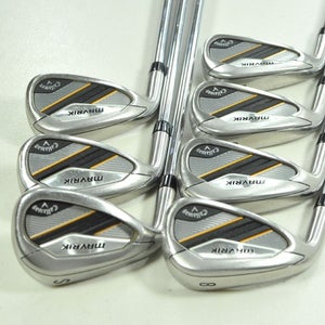 LEFT HANDED Callaway Mavrik 5-PW,SW Iron Set Regular Flex XP 95 Steel # 203742