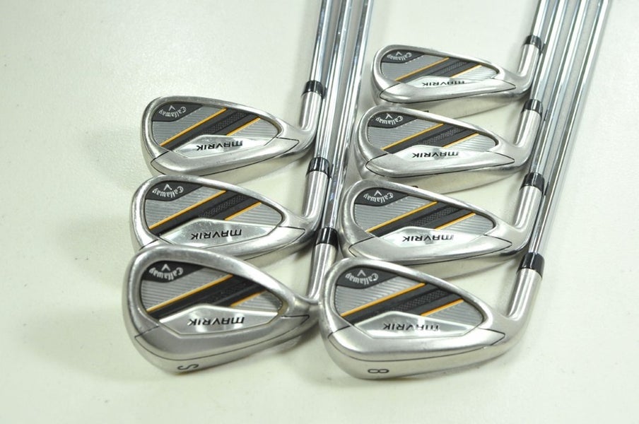 LEFT HANDED Callaway Mavrik 5-PW,SW Iron Set Regular Flex XP 95 Steel # 203742