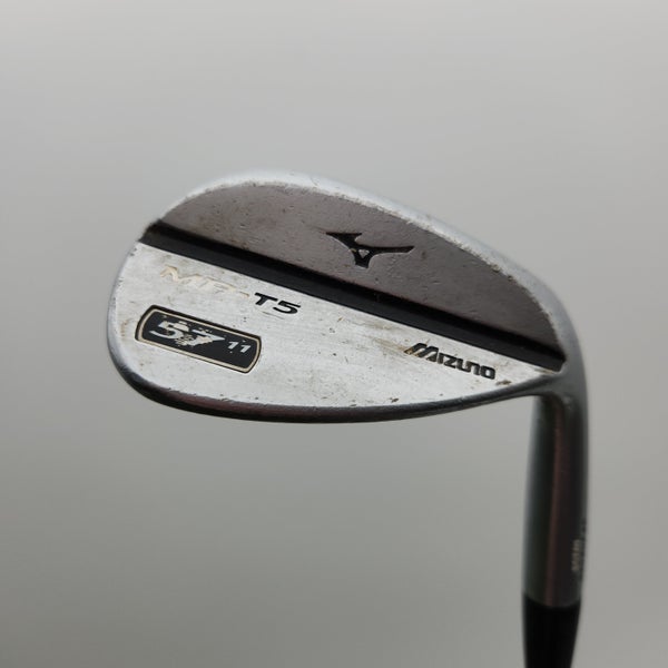 2014 MIZUNO MP T5 WHITE SATIN WEDGE 57*/11 STIFF PROJX RIFLE 6.0 35.25" FAIR