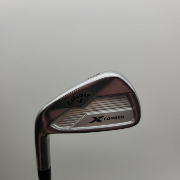 LEFTY 2018 CALLAWAY X FORGED 4 IRON XSTIFF FUJI PRO BLACK 115I 39" GOOD