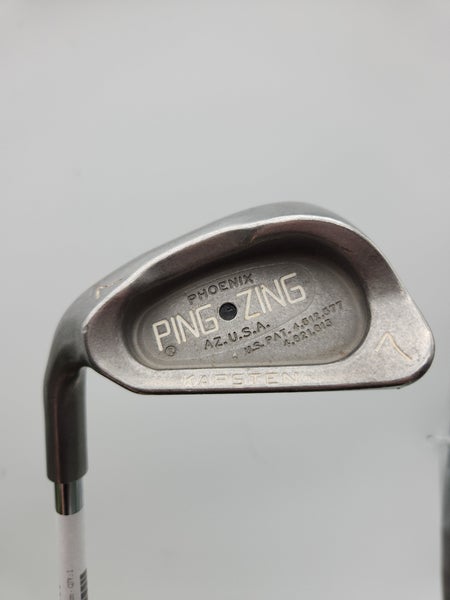 LEFTY PING ZING 7 IRON STIFF PING KARSTEN JZ 36.5" GOOD