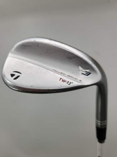 2022 TAYLORMADE MILLED GRIND 3 TW WEDGE 56*/12 WEDGEFLEX DYNGOLD 34.5" FAIR