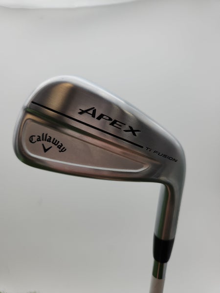 2025 CALLAWAY APEX TI FUSION 250 8 IRON XSTIFF DYNAGOLD 37.5" DEMO