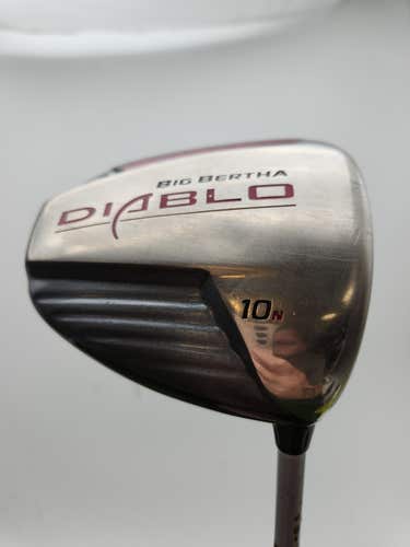 2009 CALLAWAY BIG BERTHA DIABLO DRIVER 10* REG ALDILA DVS RED 65G GOOD