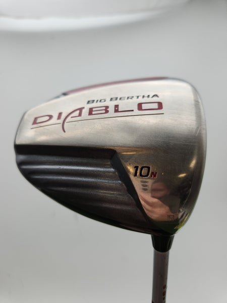 2009 CALLAWAY BIG BERTHA DIABLO DRIVER 10* REG ALDILA DVS RED 65G GOOD