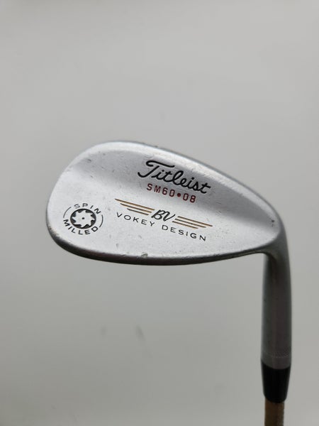 2009 TITLEIST VOKEY SPIN MILLED CHROME WEDGE 60* WEDGEFLEX TT DYNAGOLD 35" FAIR