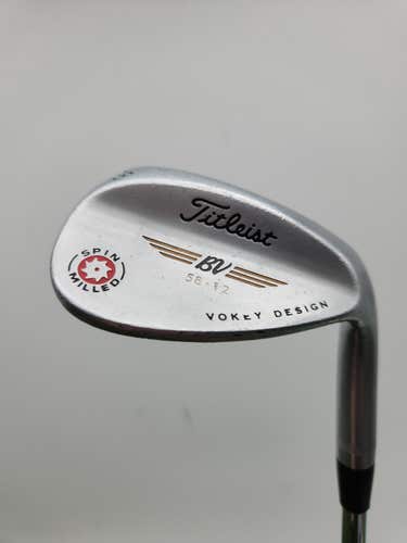 2009 TITLEIST VOKEY SPIN MILLED CHROME WEDGE 58*/12 WEDGEFLEX TITLEIST BV 35" FA