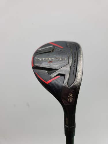 TAYLORMADE STEALTH 2 3 HYBRID 19* STIFF FUJI VENTUS TR RED +HC GOOD
