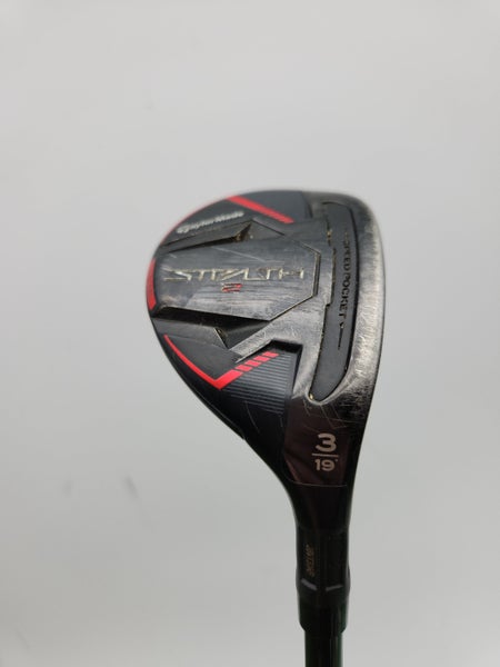 TAYLORMADE STEALTH 2 3 HYBRID 19* STIFF FUJI VENTUS TR RED +HC GOOD