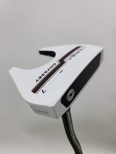 2013 ODYSSEY VERSA 90 7 WHITE BLACK WHITE PUTTER 34.75" GOOD