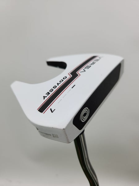 2013 ODYSSEY VERSA 90 7 WHITE BLACK WHITE PUTTER 34.75" GOOD
