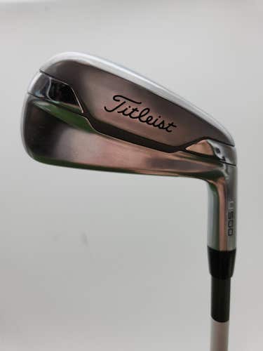 2019 TITLEIST U500 UT UTILITY IRON XSTIFF HZRDUS SMOKE BLACK 90G GOOD
