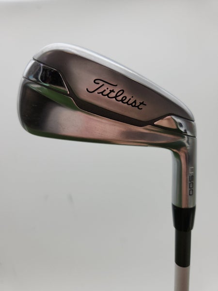 2019 TITLEIST U500 UT UTILITY IRON XSTIFF HZRDUS SMOKE BLACK 90G GOOD