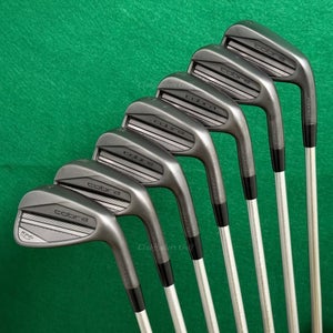 Cobra King Tour Black Satin DBM Forged 4-PW Iron Set KBS C-Taper 120 Stiff