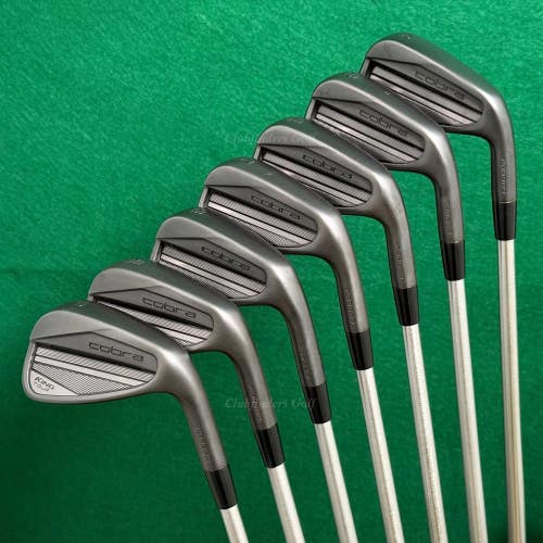 Cobra King Tour Black Satin DBM Forged 4-PW Iron Set KBS C-Taper 120 Stiff
