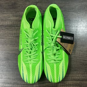 Green Unisex Nike Mercurial Superfly 9 Academy Turf Cleats Cleats (New) - MEN'S 4.5/WOMEN''S 6.0