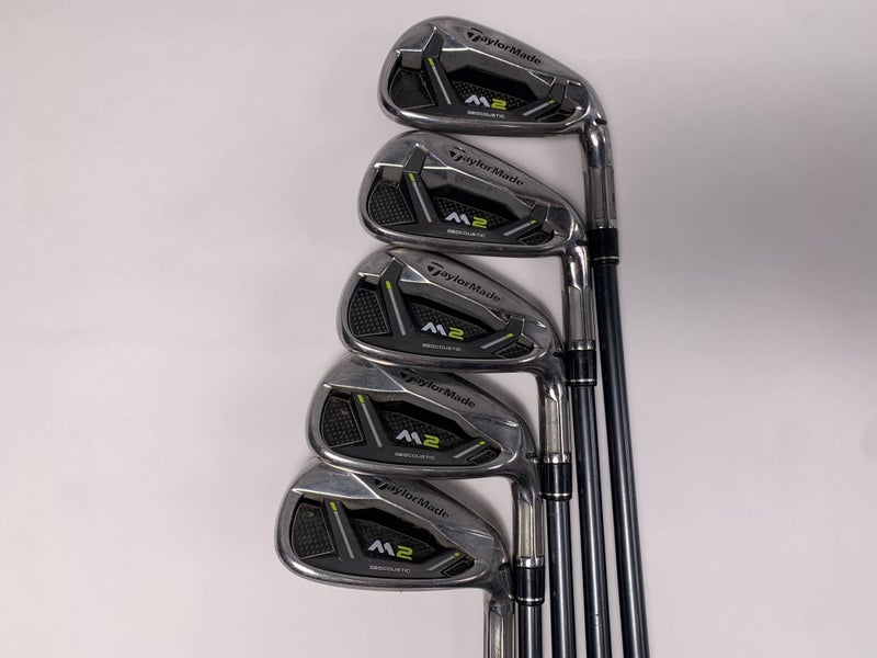 TaylorMade M2 2017 Iron Set 6-PW REAX 65g Regular Graphite Mens RH