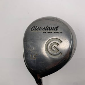 Cleveland Launcher Fairway Wood 15* Launcher Gold Senior Graphite Mens LH