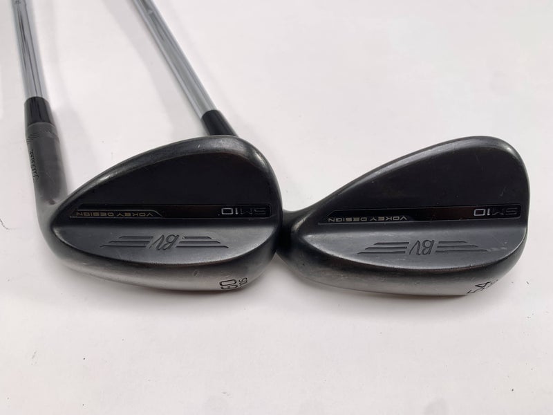 Titleist Vokey SM10 Jet Black Wedge Raw Set 54* 10 | 60* 10 Wedge Steel Mens RH