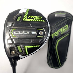 Cobra RAD Speed 3 Fairway Wood 14.5* Tour AD Tru Spec 55A 55g Senior LH HC