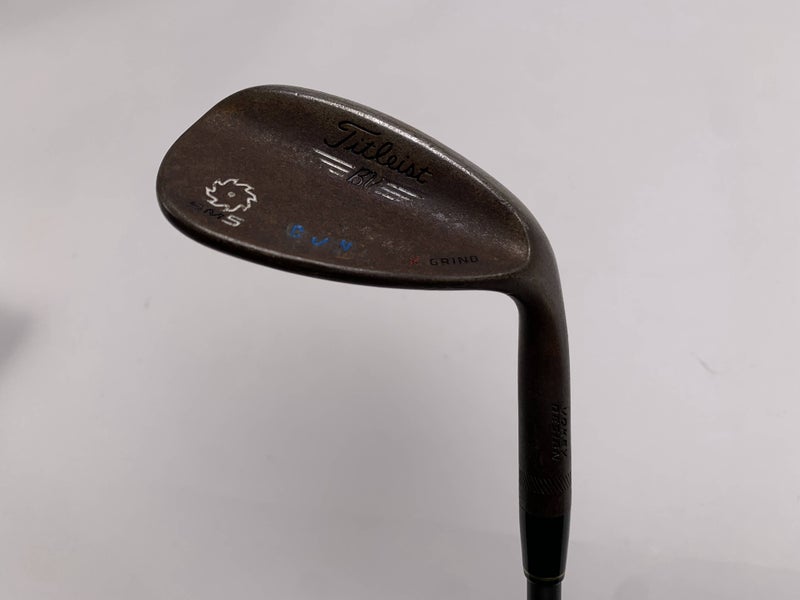 Titleist Vokey SM5 Raw Lob Wedge LW 60* 11 K-Grind  Steelfiber i105 Mens RH
