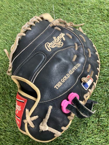 Black Rawlings Heart of the Hide LH First Base Baseball Glove 12.5" (Used)