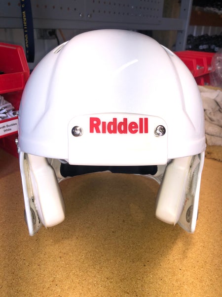 USED RIDDELL SPEED ADULT HELMET - LARGE - METALLIC WHITE - REJECT
