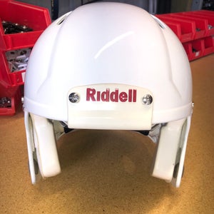 USED RIDDELL SPEED ADULT HELMET - LARGE - METALLIC WHITE - REJECT