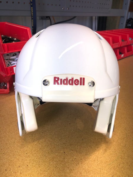 USED RIDDELL SPEED ADULT HELMET - LARGE - METALLIC WHITE - REJECT