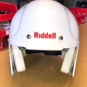 USED RIDDELL SPEED ADULT HELMET - LARGE - METALLIC WHITE - REJECT