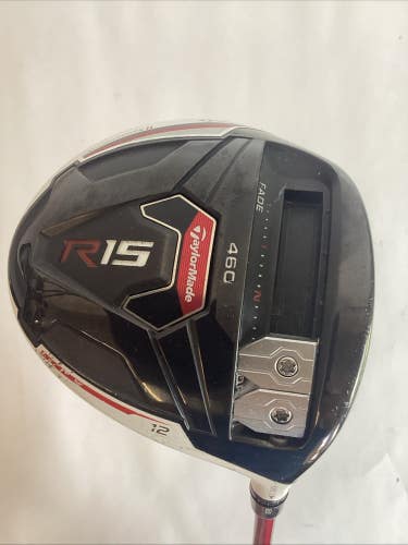 TaylorMade R15 46 Driver 12* Graphite Design Lite Senior Graphite Shaft 48