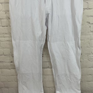 Russell Athletic 33047MK Men's 100% Nylon Baseball Pants White 38"