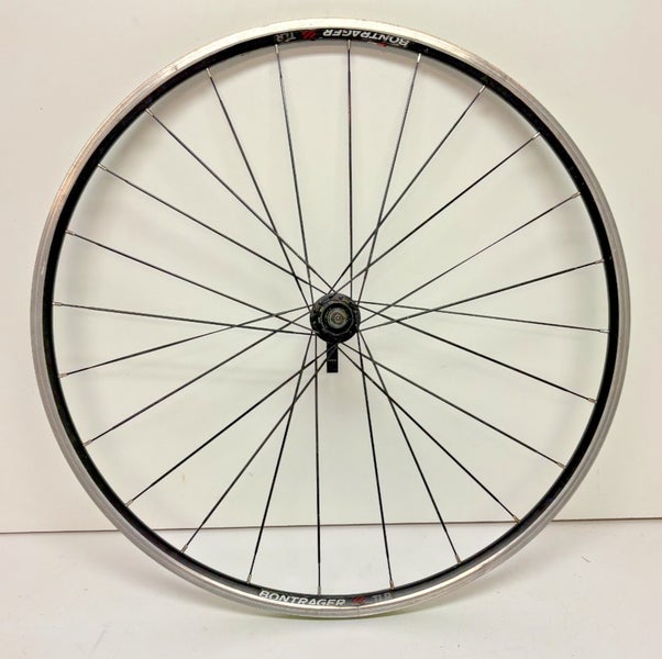 Bontrager TLR 24-Bladed Spoke Black Aluminum 700C Road Bike Rear Wheel CLEAN